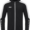 JAKO Men's Hooded Jacket Power (6823)black Ropa de deporte