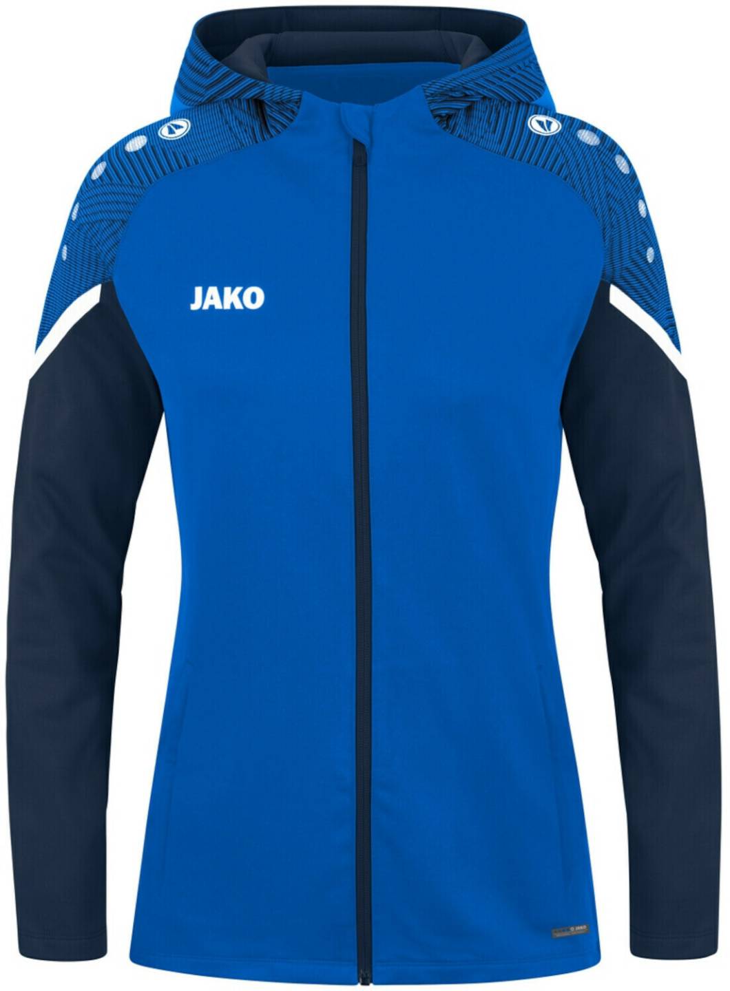 JAKO Mens Hooded Jacket Performance 68226822-403 royal/seablue Ropa de deporte