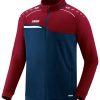 JAKO Youth Polyester Jacket Competition 2.0marine/bordeaux Ropa de deporte