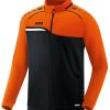 JAKO Youth Polyester Jacket Competition 2.0black/neon orange Ropa de deporte