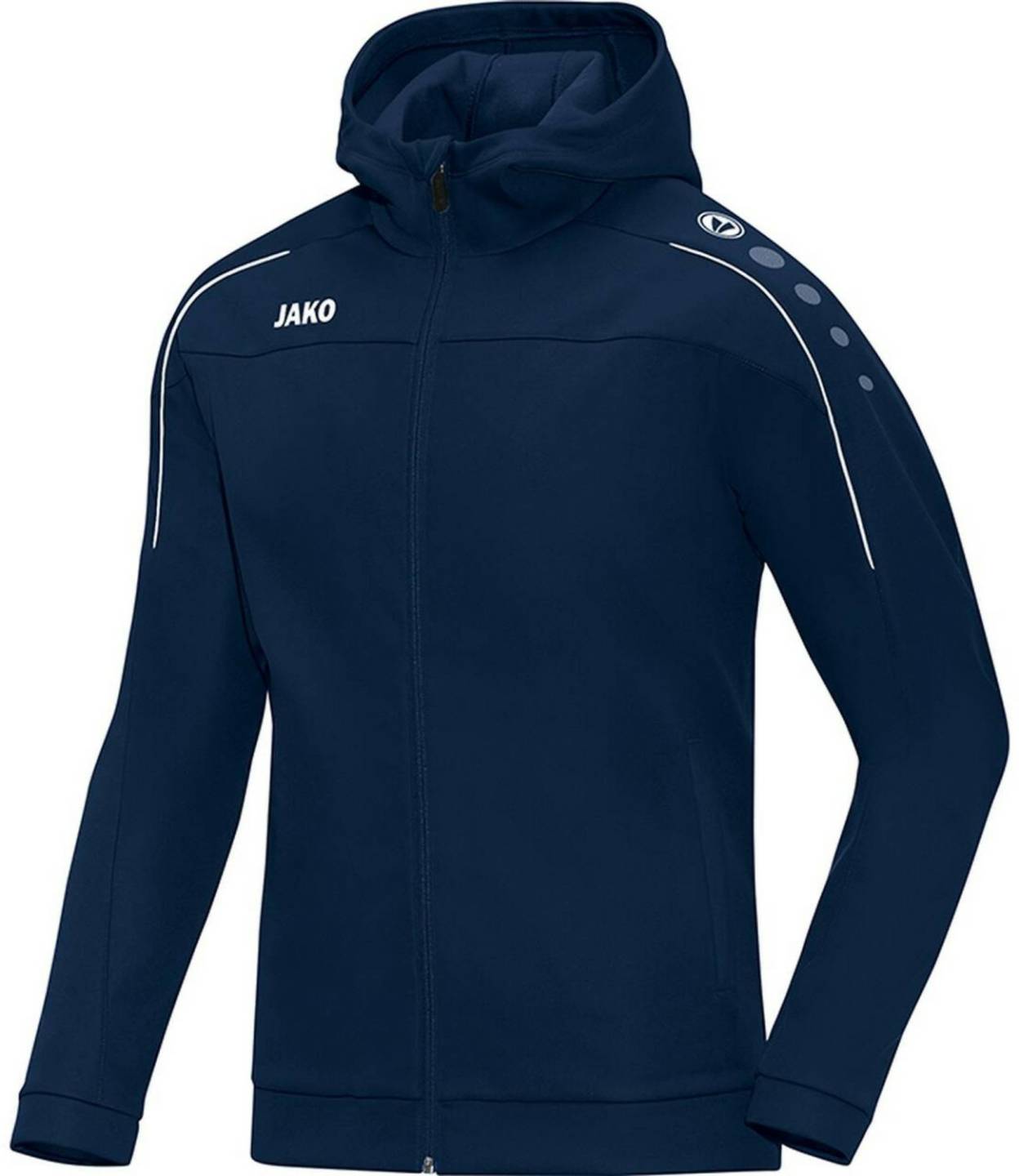 Ropa de deporte JAKO Youth Hooded Jacket Classicomarine