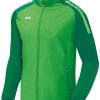 Ropa de deporte JAKO Youth Polyester Jacket Champsoft green/sport green