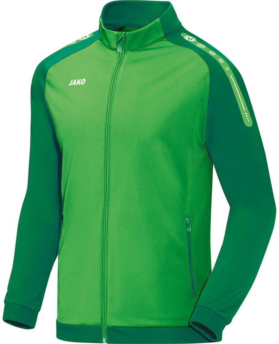 Ropa de deporte JAKO Youth Polyester Jacket Champsoft green/sport green