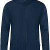 Ropa de deporte JAKO Sweat Jacket Doubletex Mens (C9830)seablue