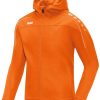 Ropa de deporte JAKO Hooded Jacket Classiconeon orange