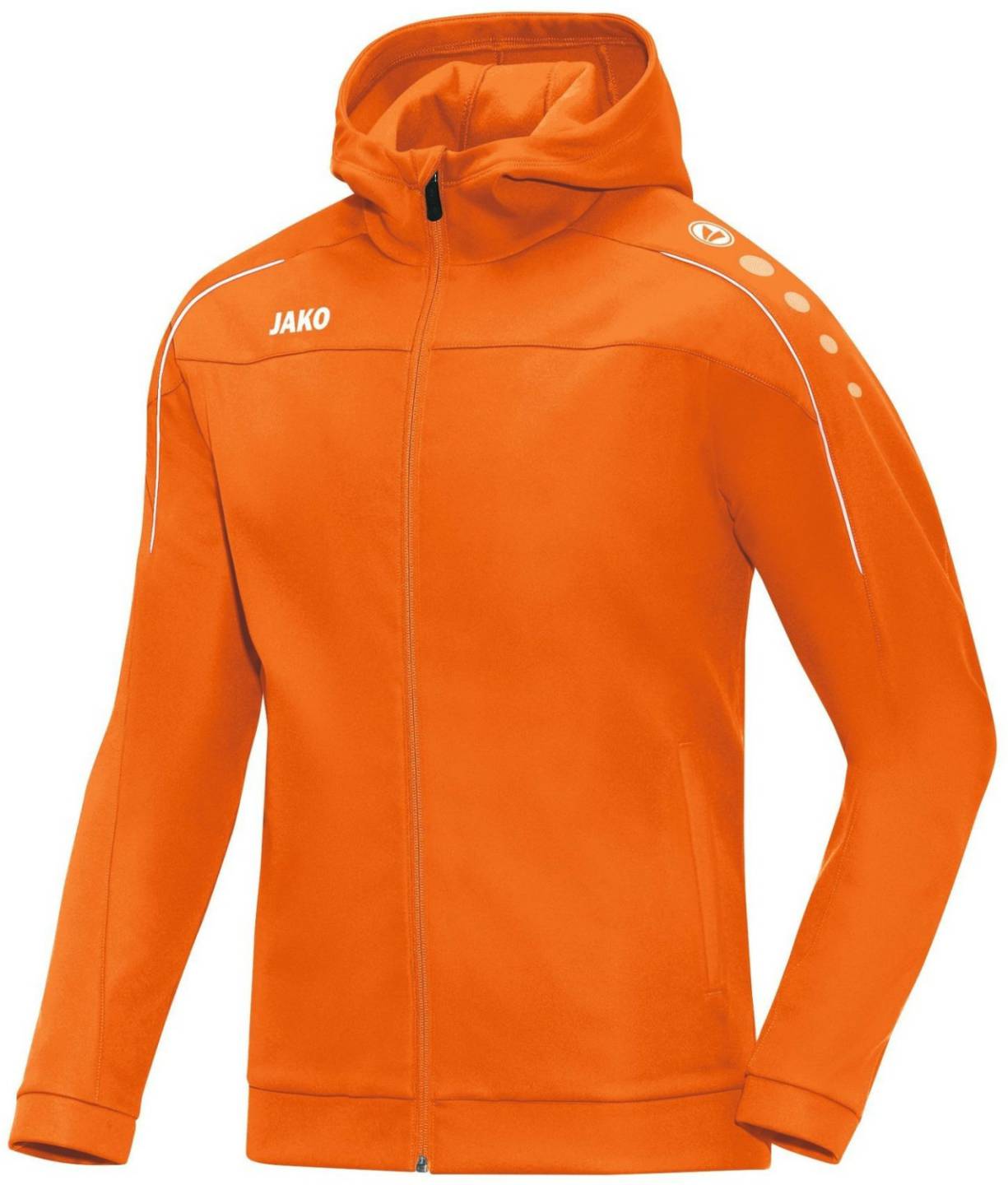 Ropa de deporte JAKO Hooded Jacket Classiconeon orange