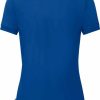 JAKO Polo Organic Women's royal Camisetas mujer