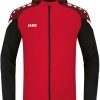 JAKO Kids Hooded Jacket Performance (6822)red/black Ropa de deporte