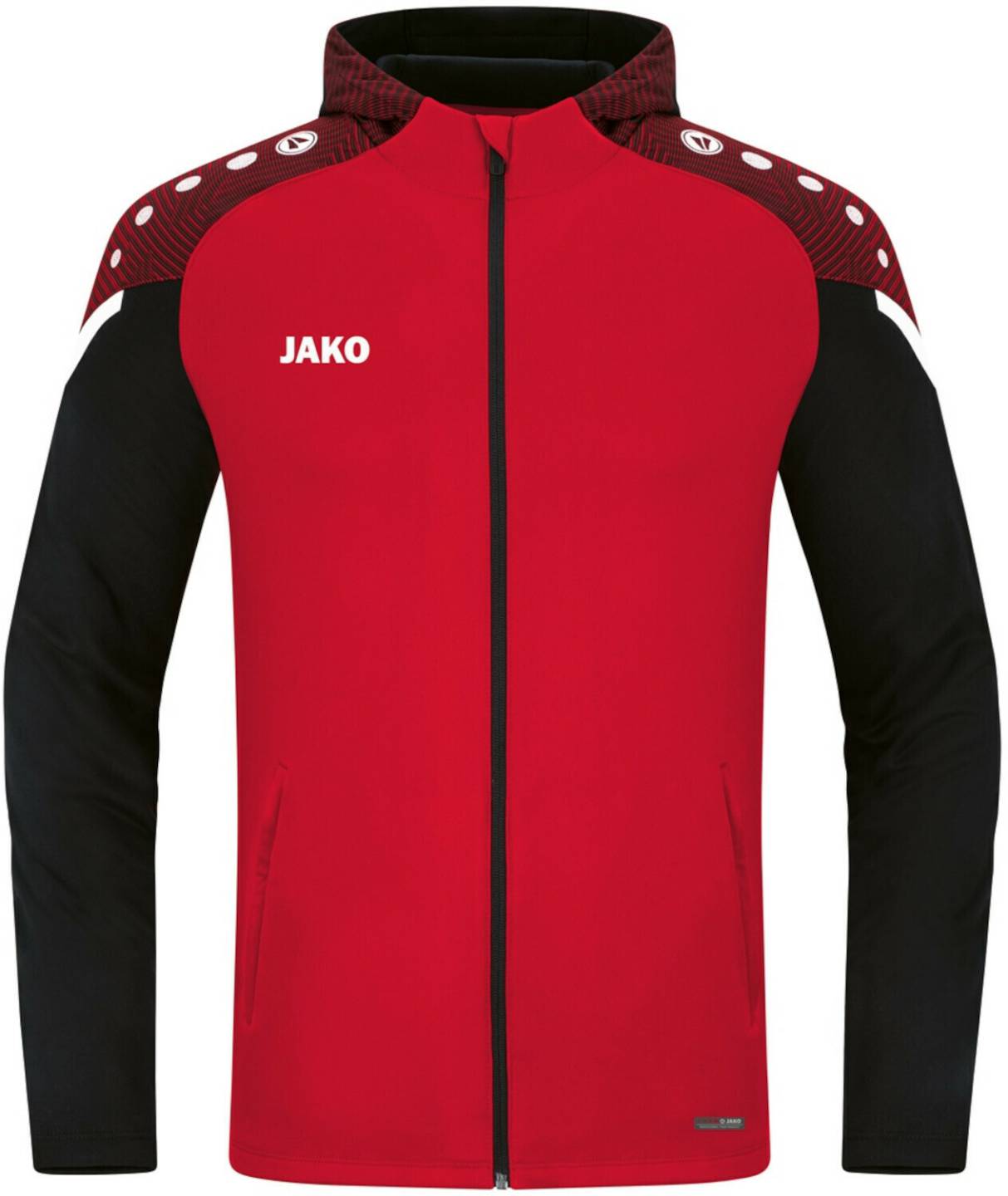 JAKO Kids Hooded Jacket Performance (6822)red/black Ropa de deporte