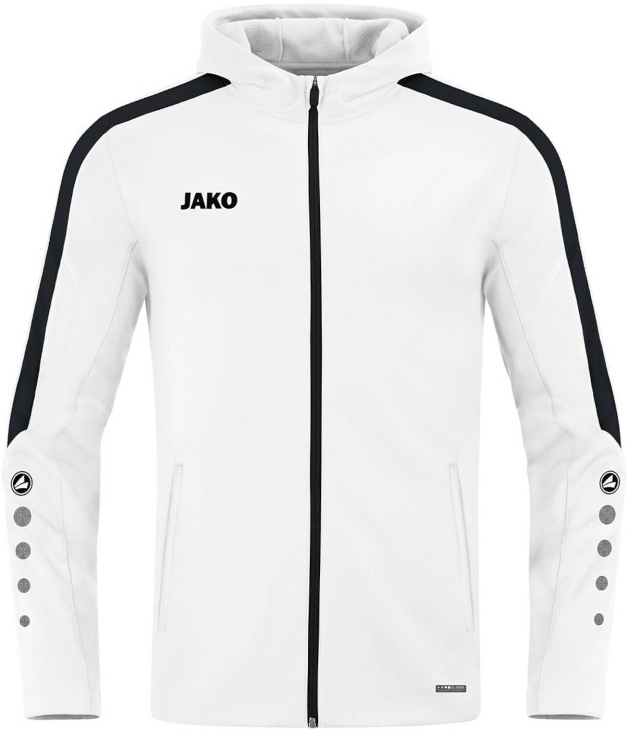 JAKO Kids Hooded Jacket Power (6823)white Ropa de deporte