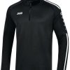 JAKO Striker 2.0 Ziptop (8619)black/white Ropa de deporte