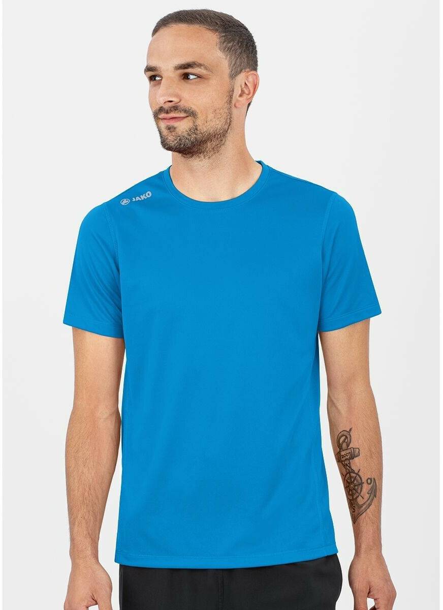 JAKO Men's running shirt T-shirt Run 2.0 (6175)blue Ropa de deporte