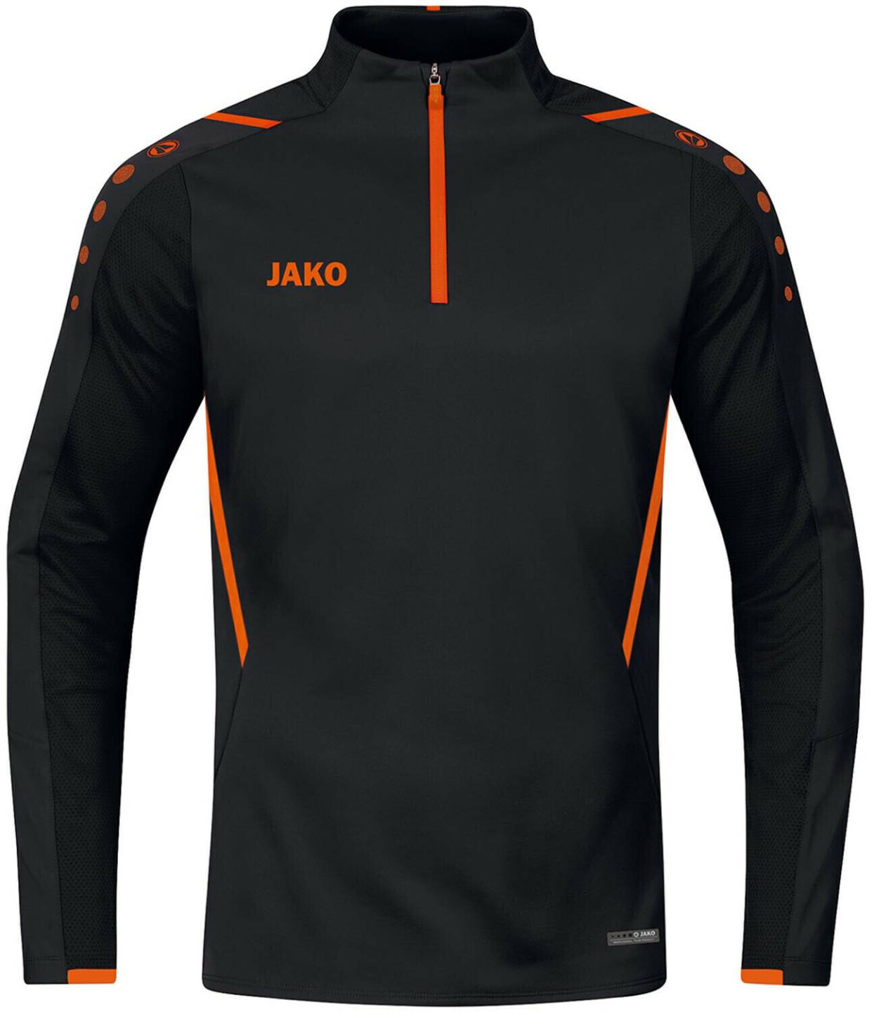 Ropa de deporte JAKO Ziptop Challenge Mens (8621)black/neon orange