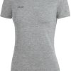 Camisetas mujer JAKO Jako Women T-Shirt Premium Basics 61296129-40 44 grau meliert