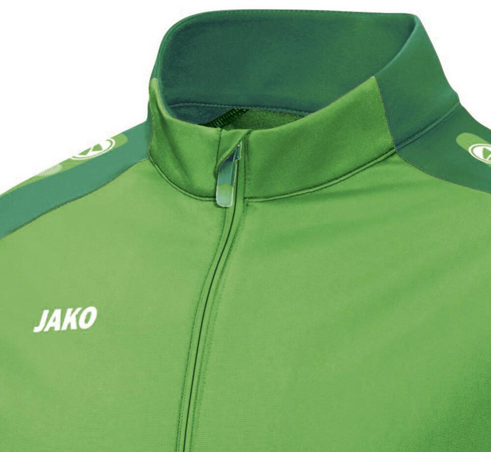 Ropa de deporte JAKO Youth Polyester Jacket Champsoft green/sport green