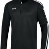 JAKO Striker 2.0 Ziptop Schwarz Weiss Ropa de deporte